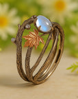 Nature Moonstone Ring
