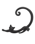 Silver Luxury Cat Earring