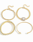 Domitia Calvina Bracelet Set | Gold