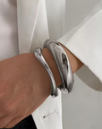 Sculpted Wave Bracelet