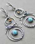 Blue Stone Earrings
