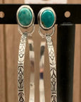 Boho Vintage Onyx Earrings