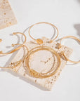 Knotted Elegance Bracelet Set | Gold