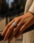 Baroque Pearl Gold Ring