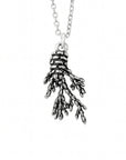 Silver Pine Necklace