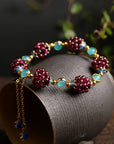 Natural Stone Berries Bracelet