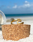 Gold Sea Wave Ring