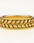 Fern Trail Gold Ring
