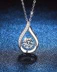 Teardrop Silver Necklace