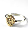 Gold Sunflower Ring