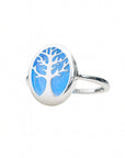 Tree of Life Blue Ring