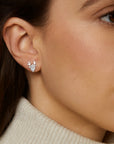 Christmas Silver Earrings