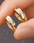 Channel-Set Earrings