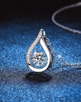 Teardrop Silver Necklace