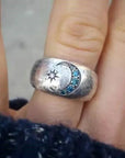 Star Moon Ring