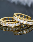 Golden Ice Hoops