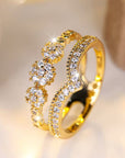 Golden Sparkle Ring