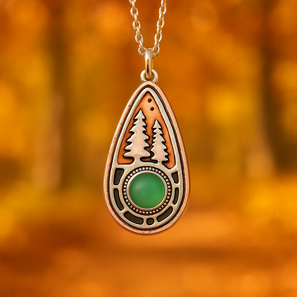 Evergreen Stone Necklace