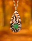 Evergreen Stone Necklace