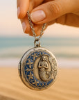 Mermaid Moon Silver Necklace