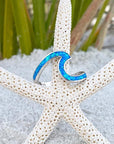 Sea Wave Ring in Opal and Silver