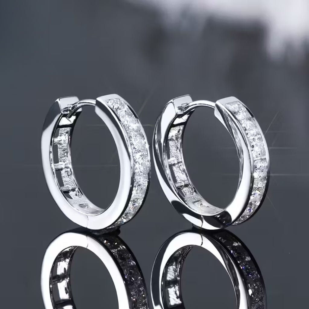 Golden Ice Hoops