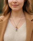 Blossom Crystal Casket Necklace