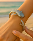 Whale Silvered Bracelet