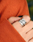 Tree of Life Spinner Meditation Ring