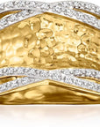 Diamond Wave Ring
