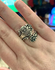 Adjustable Owl Spoon Ring