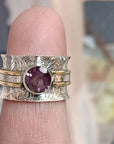 Bohemian Crystal Meditation Ring