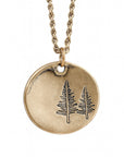 Evergreen Stamp Necklace