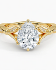 Zinnia Pear Ring