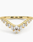 Contoured Diamond Ring