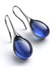 Crystal Drop Earrings in Gold and Silver