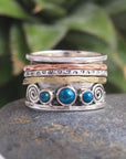 Bohemian Sapphire Meditation Ring