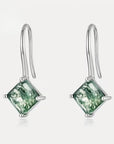 Moss Agate Cubic Earrings
