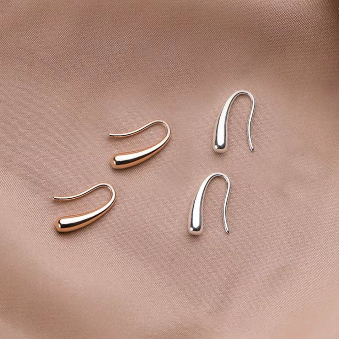 Vintage Drop Gold &amp; Silver Earrings