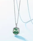 Moss Agate Crystal Necklace