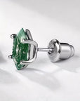 Moss Agate Stud Earrings