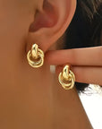 Luxury Gold Hoop Earrings