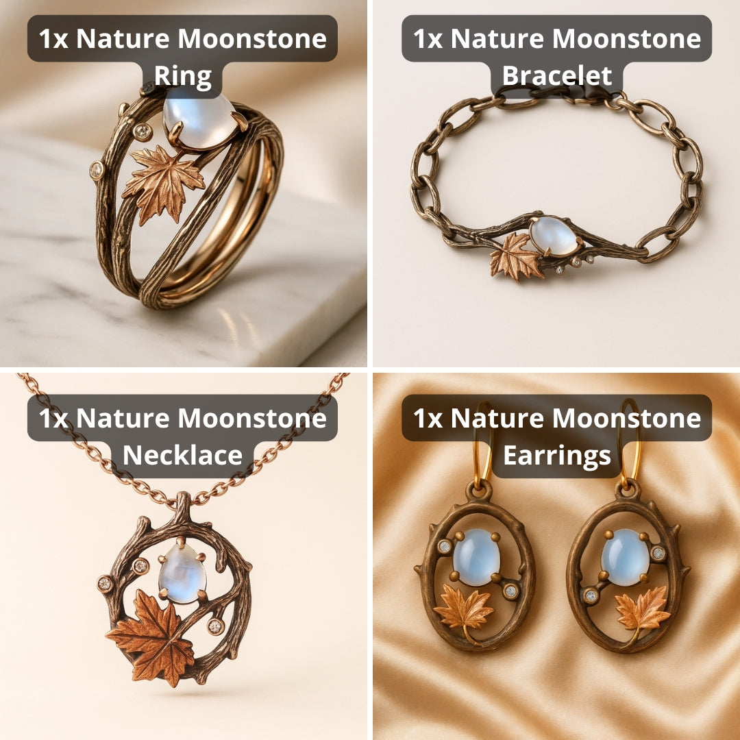 Nature Moonstone Branch Set