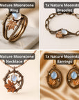 Nature Moonstone Branch Set