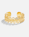Summer Bloom Leaf Ring
