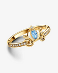 Carriage Charm Ring