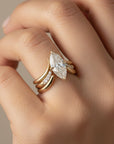 Drop Crown Gold Ring