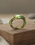 Green Opal Nature Ring