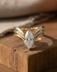 Drop Crown Gold Ring