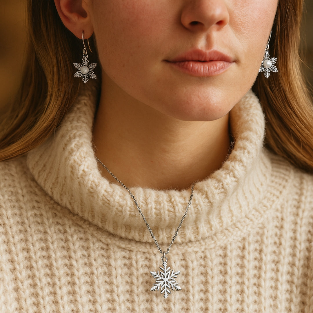 Snowflake Pearl Set